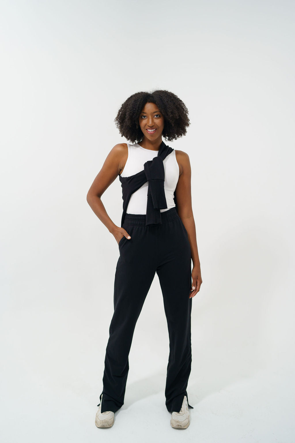 wide leg sweatpants for tall women