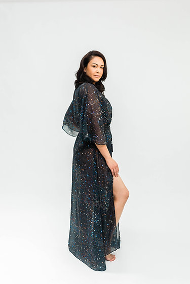Liv Wrap Galaxy- Swimsuit Coverup for Tall Women