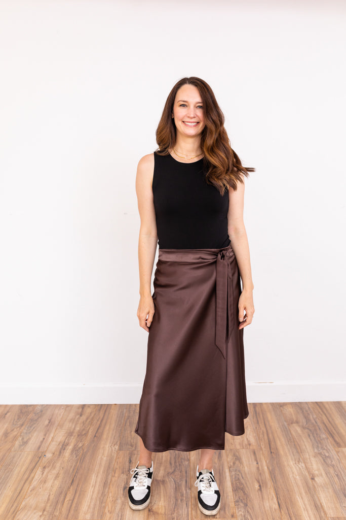 A-symmetrical Midi Skirt