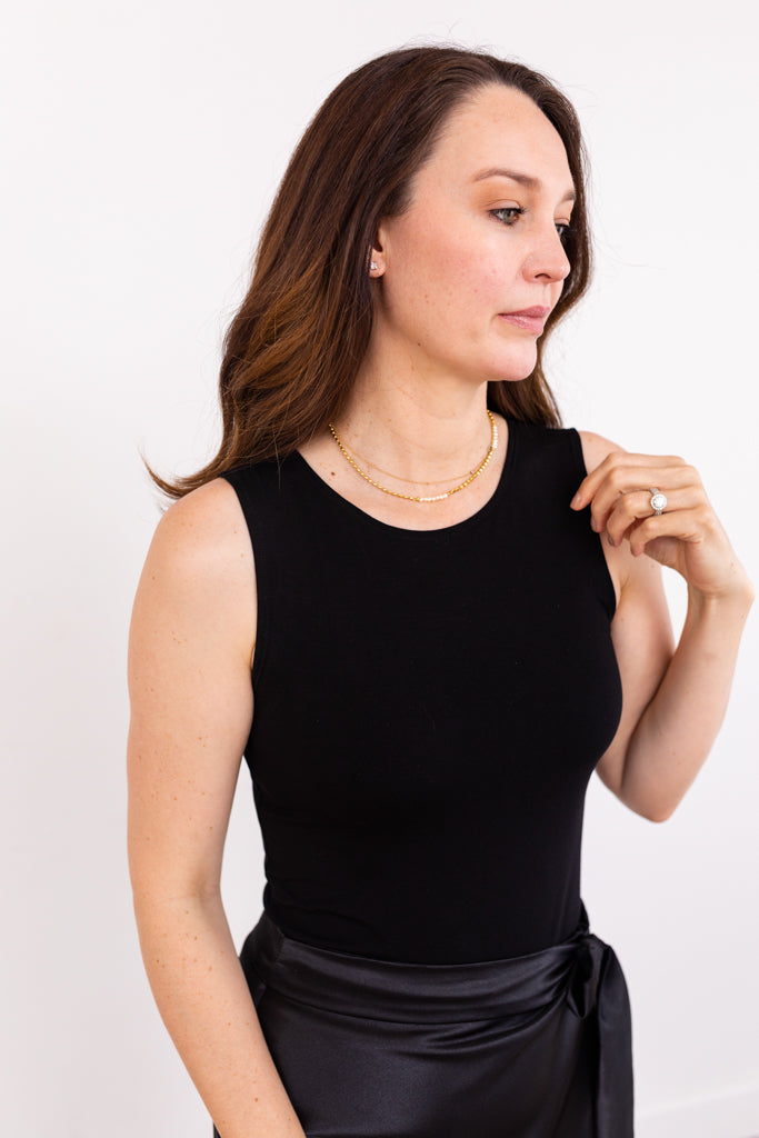 Sleeveless Crewneck Bodysuit 2.0