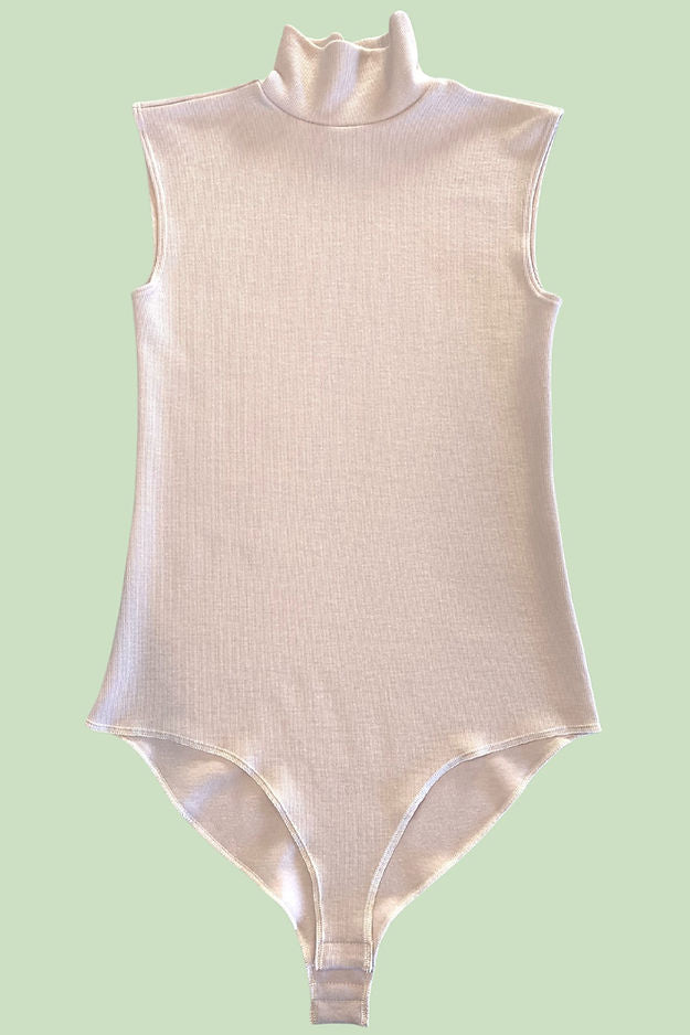 Sleeveless Turtleneck Bodysuit