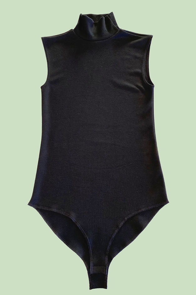 Sleeveless Turtleneck Bodysuit