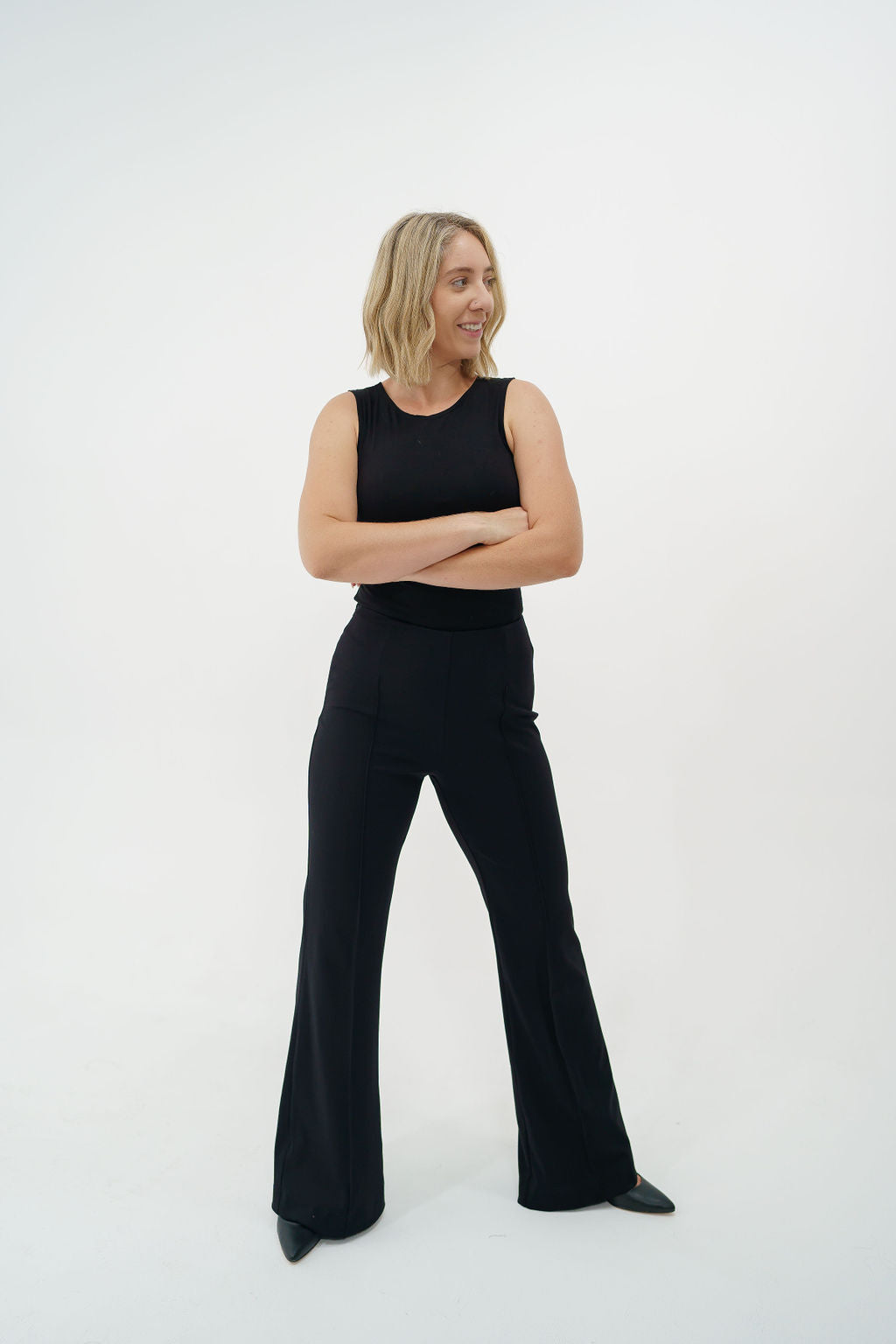 THE Pant- Ponte Knit Pant for Tall Women