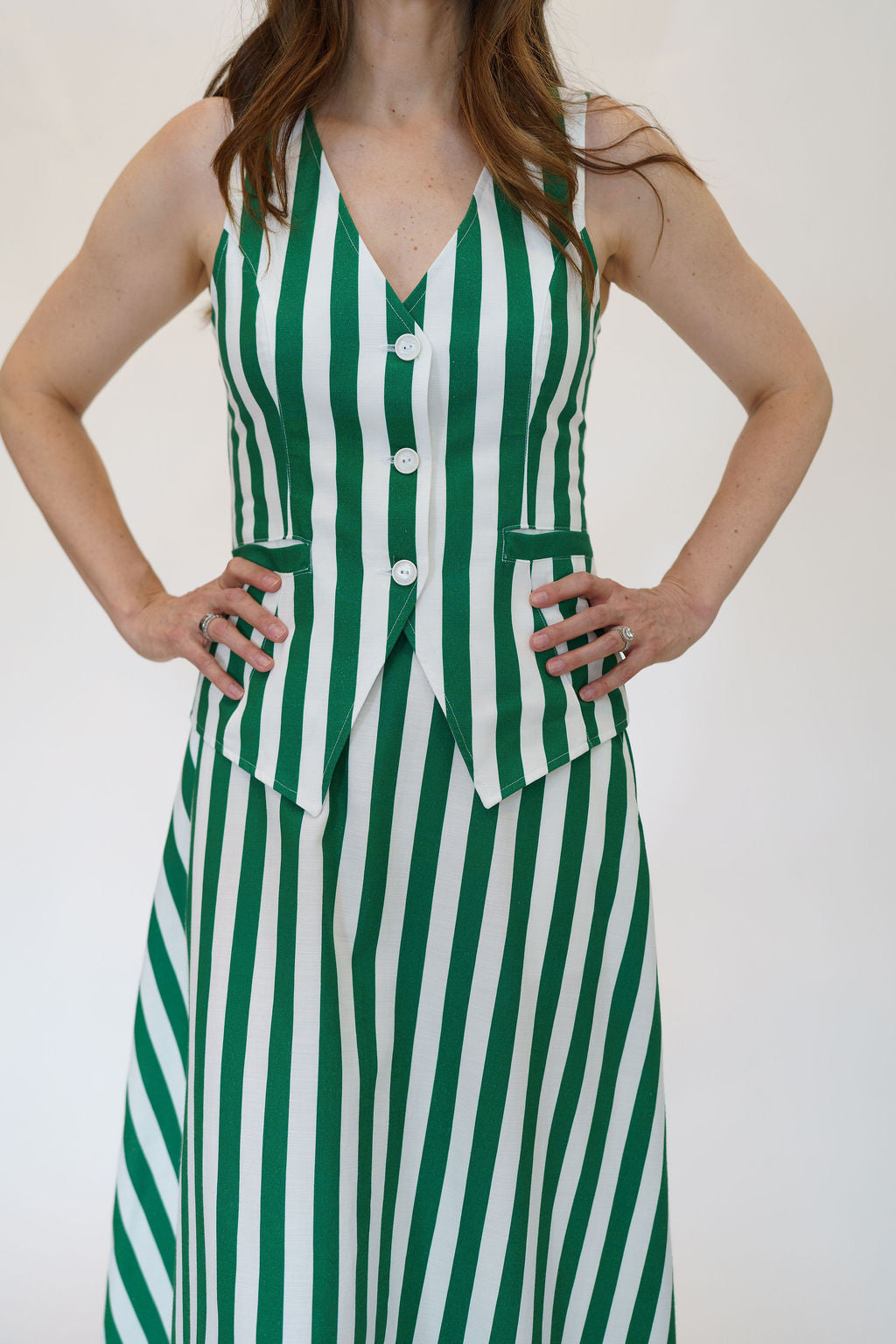 Sleeveless Tailored Vest for Tall Women