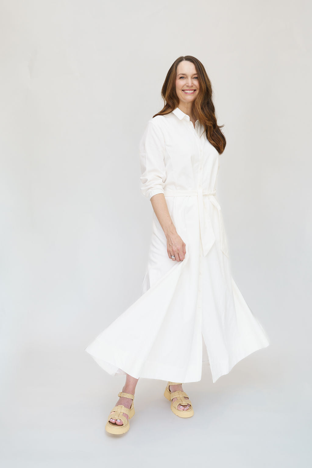 womens tall shirt dress boohoo Women's Tall Collared Long Sleeve Shirt Dress in Olive | Size: 4